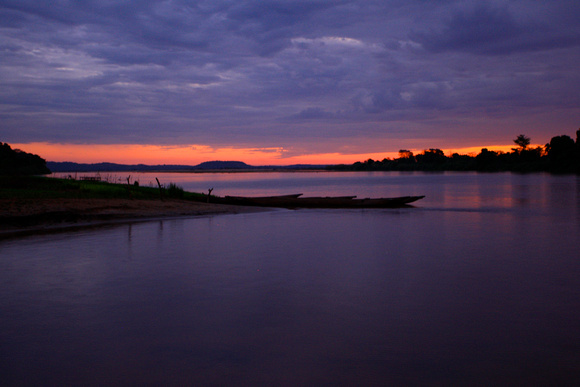 Sunset on Manambolo River