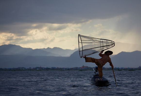 Burma - Inle Lake Fisherman