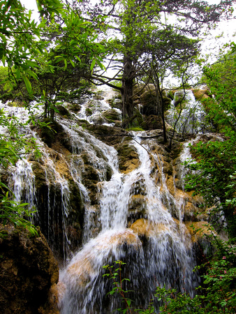 Jiuzhaigou - Waterfall