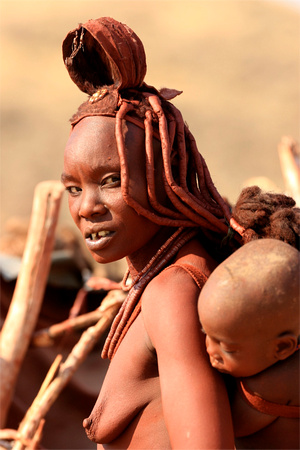 Himba Mother and Son