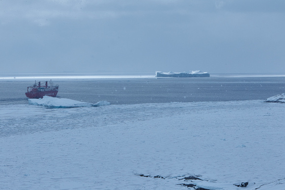 Iceberg and Ship