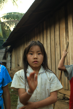 Laos - Luang Prabang - Hmong Girl