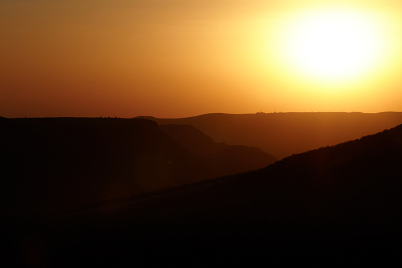 Sunset at Simien