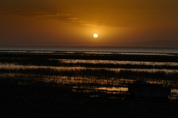 Sunset on Awasa Lake