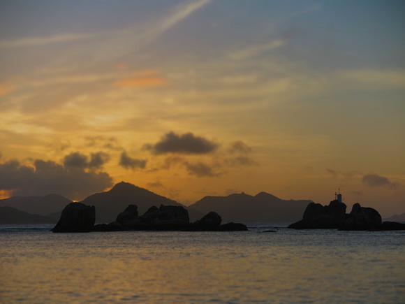 Sunset in La Digue